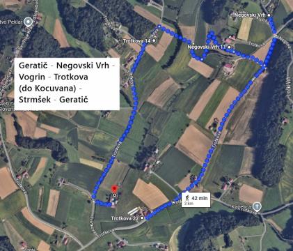 3_Geratič - Negovski Vrh - Vogrin - Trotkova - Kocuvan - Strmšek - Geratič